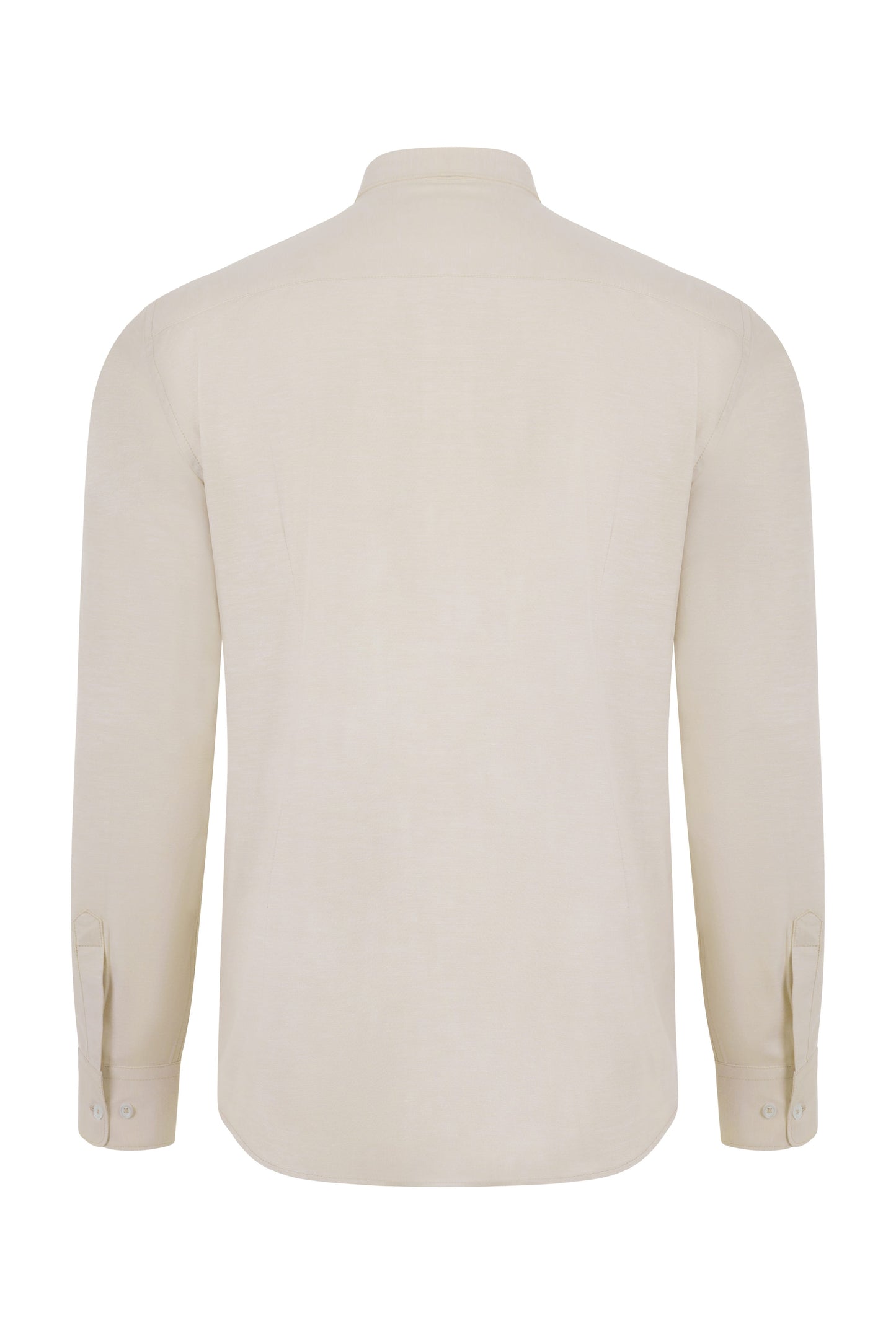 Camasa barbati stretch oxford maneca lunga bej deschis V405004S