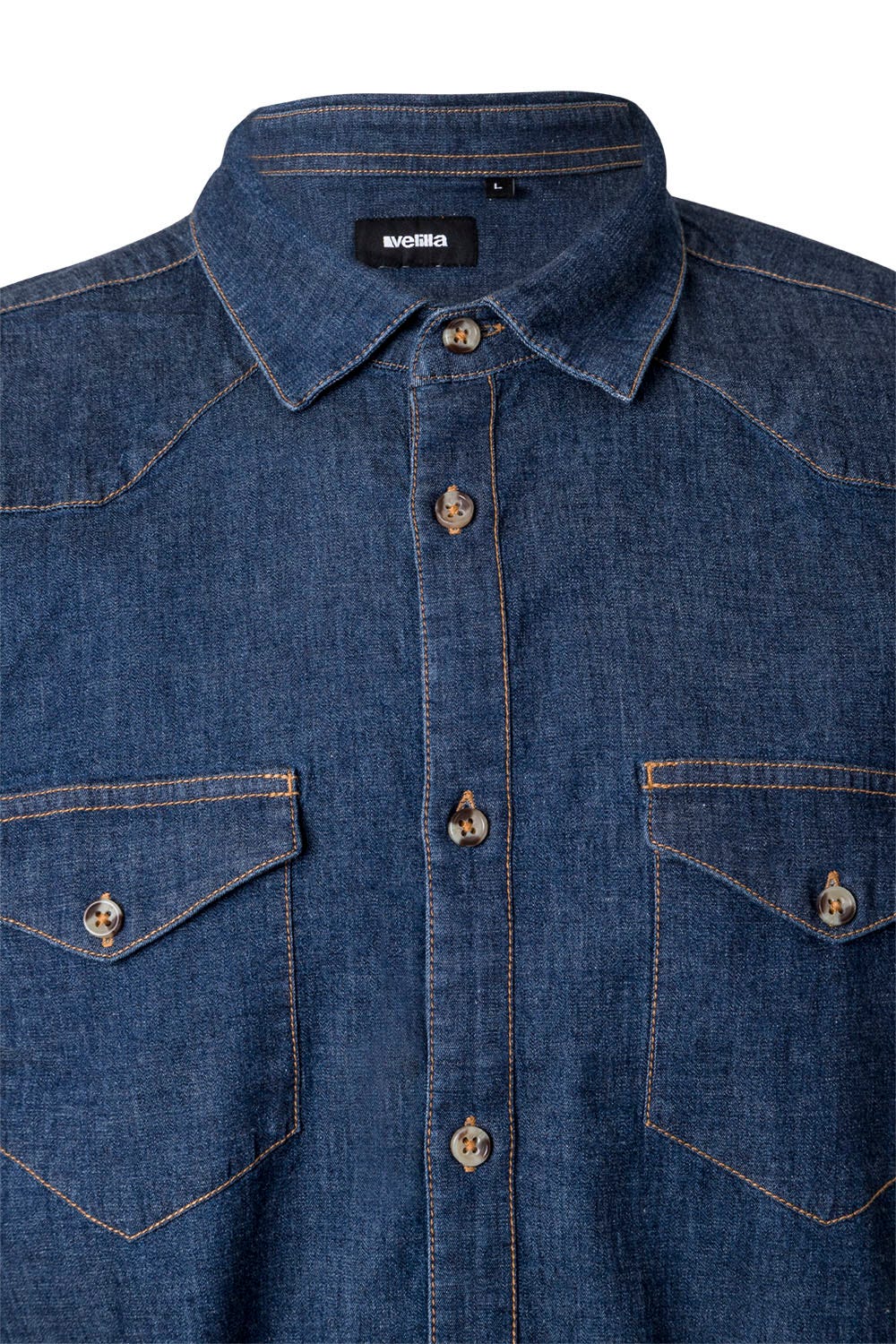 Camasa denim stretch 180g barbat denim V405006S