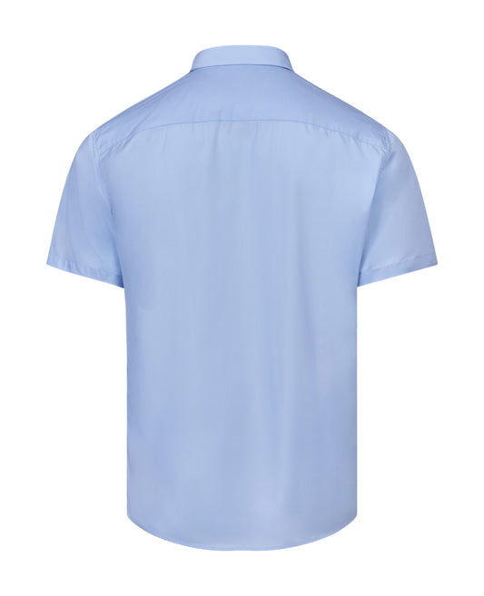 Camasa poplin 115g maneca scurta barbat albastru celest V405008