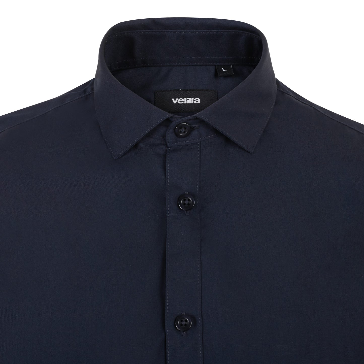 Camasa barbati maneca scurta poplin albastru marin V405008