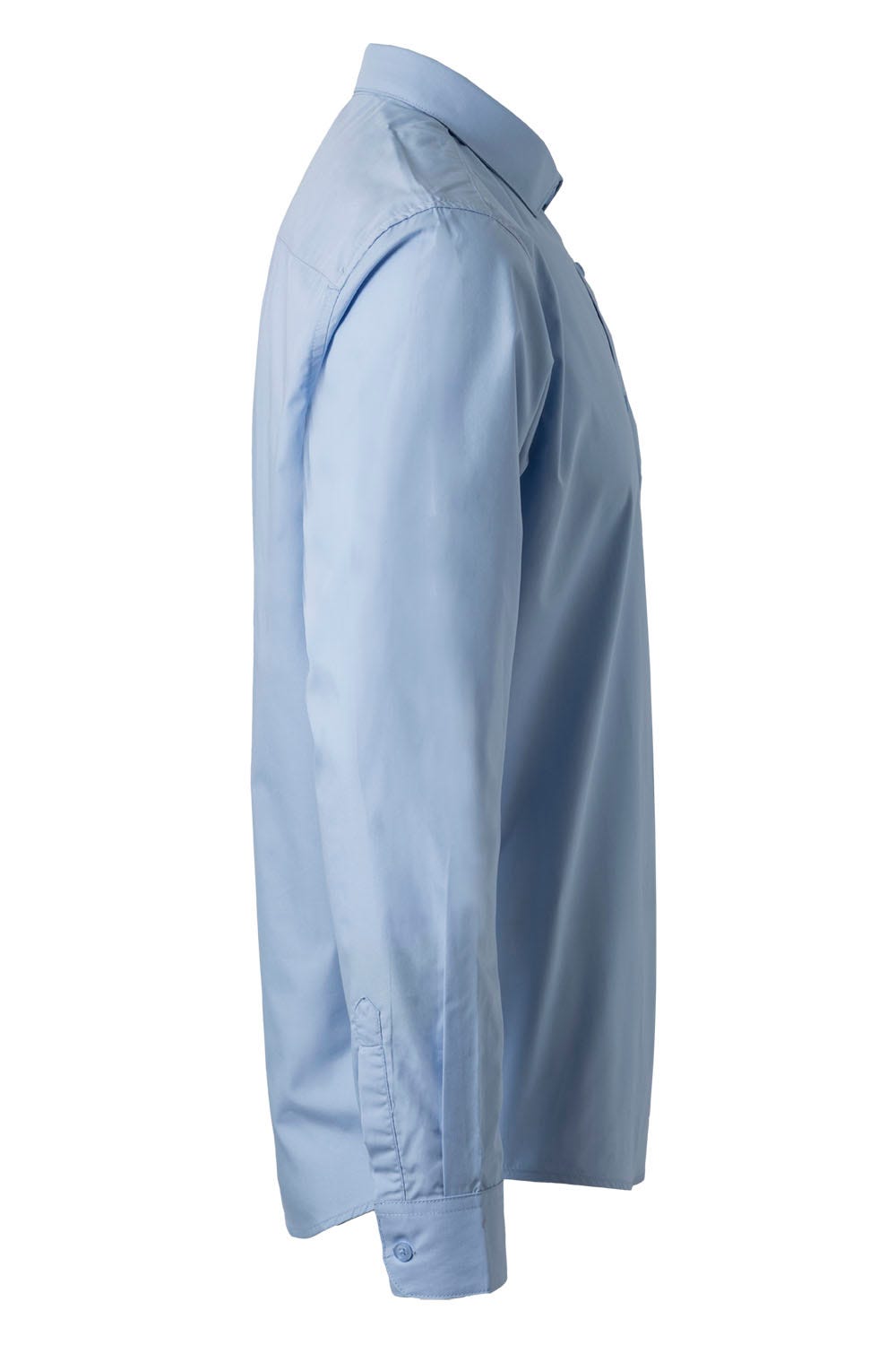 Camasa poplin 115g maneca lunga barbat albastru celest V405009
