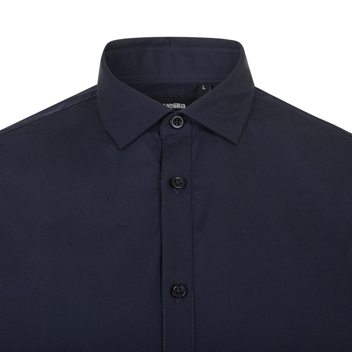 Camasa barbati maneca lunga poplin albastru marin V405009