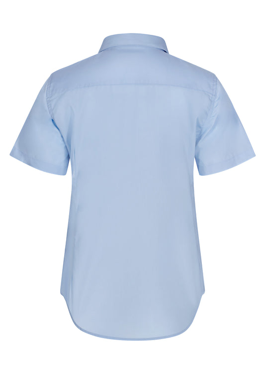 Camasa poplin 115g maneca scurta dama albastru celest V405010