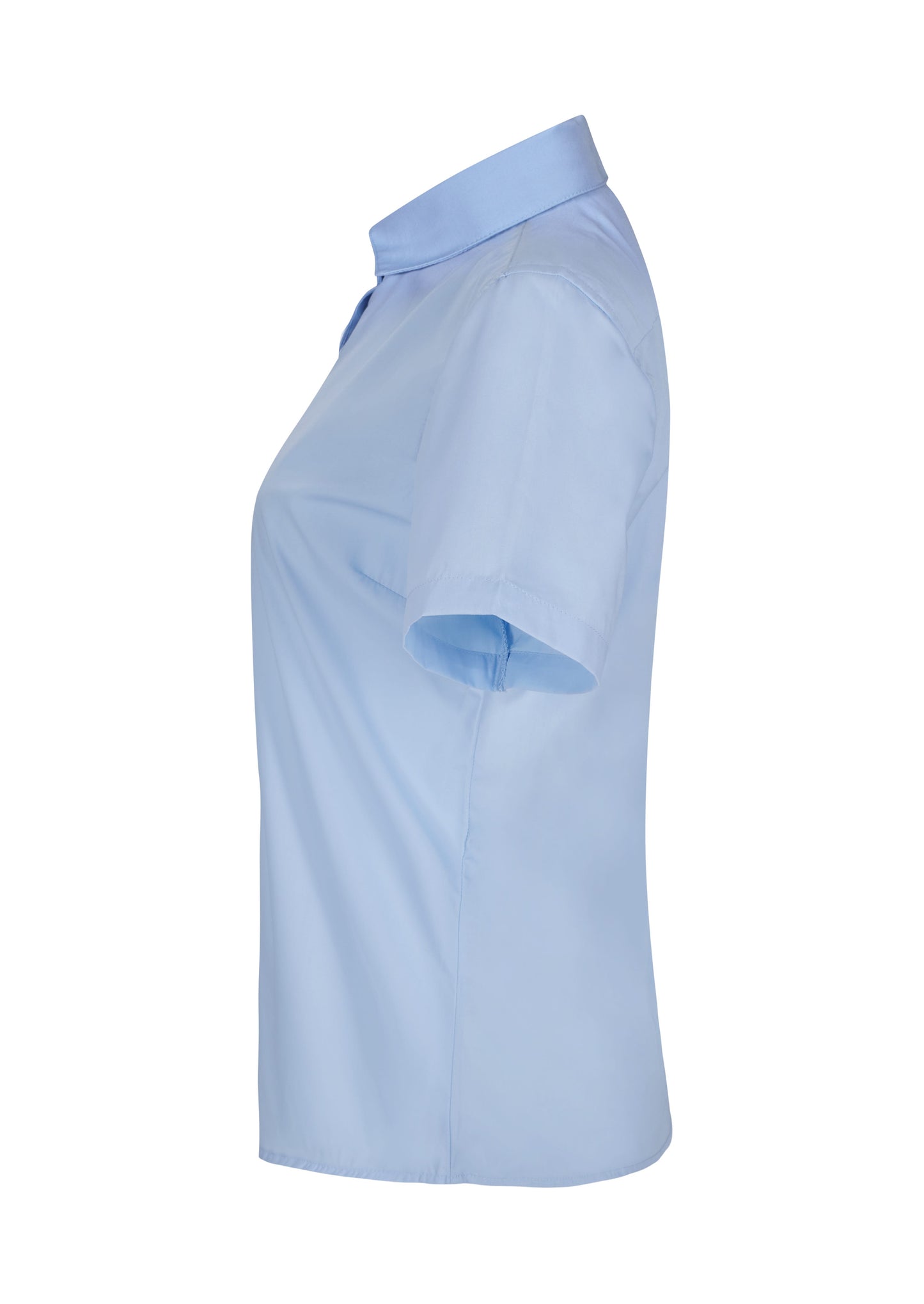Camasa poplin 115g maneca scurta dama albastru celest V405010