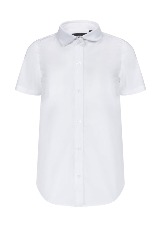 Camasa poplin 115g maneca scurta dama alb V405010