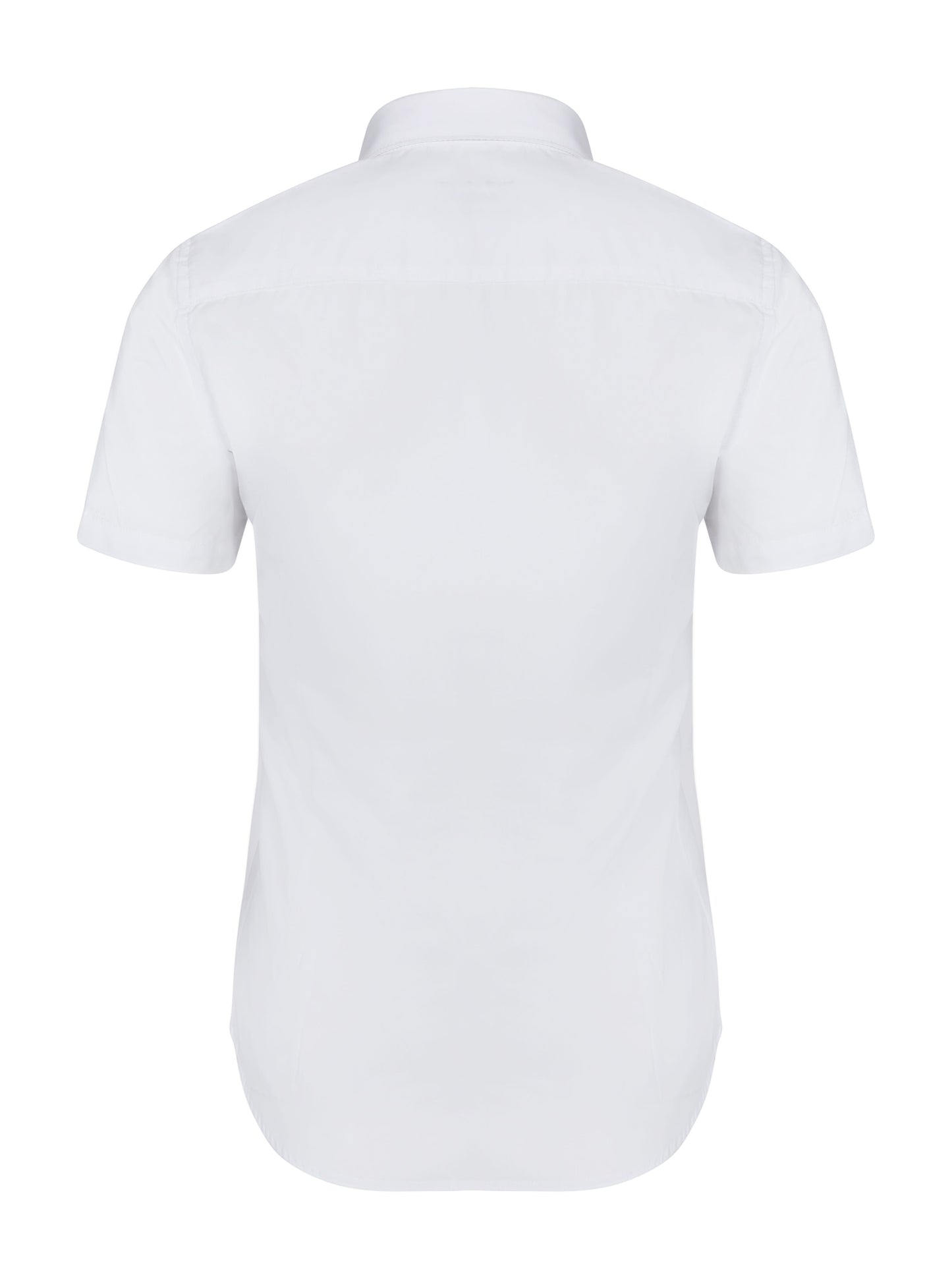 Camasa poplin 115g maneca scurta dama alb V405010