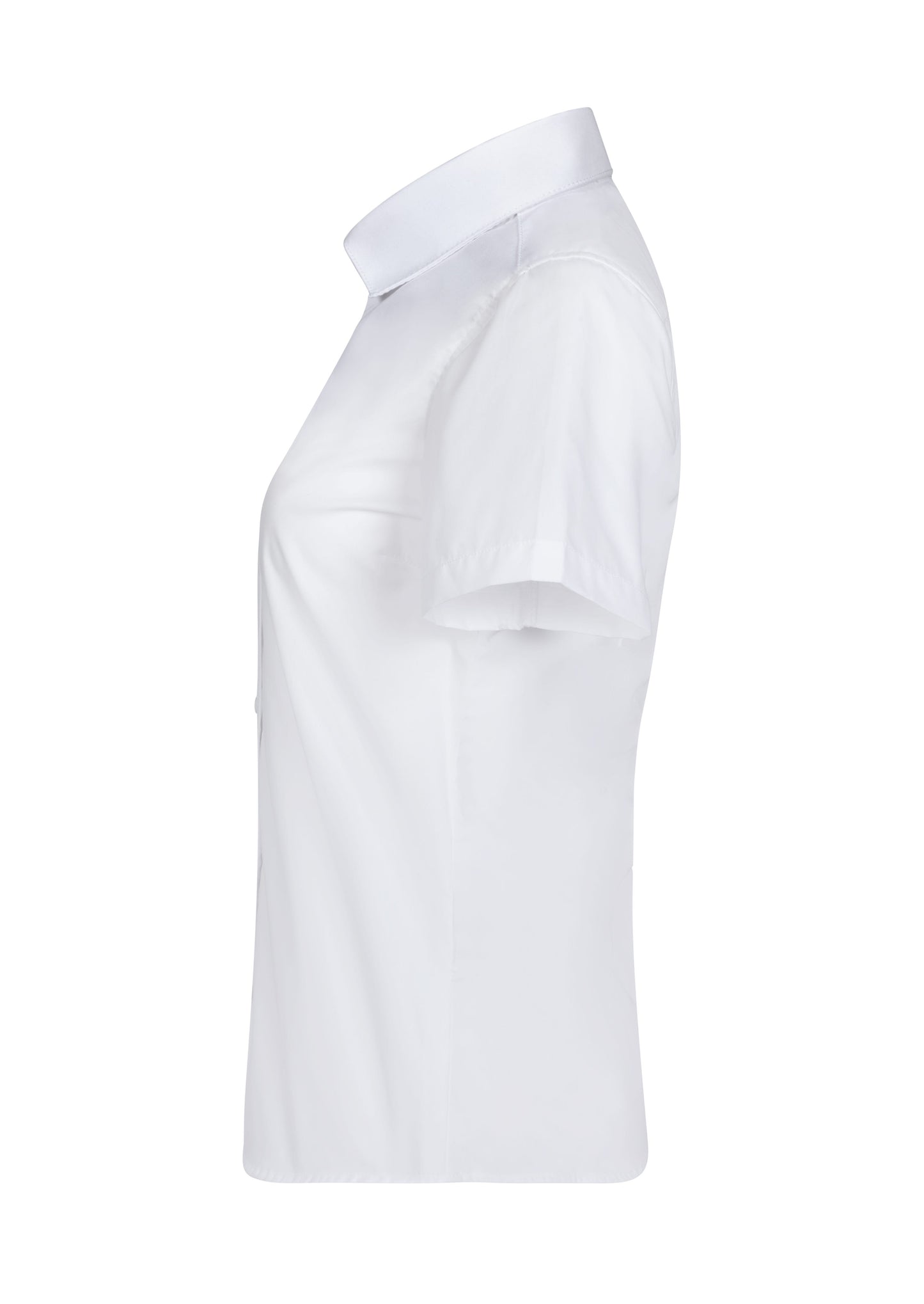 Camasa poplin 115g maneca scurta dama alb V405010