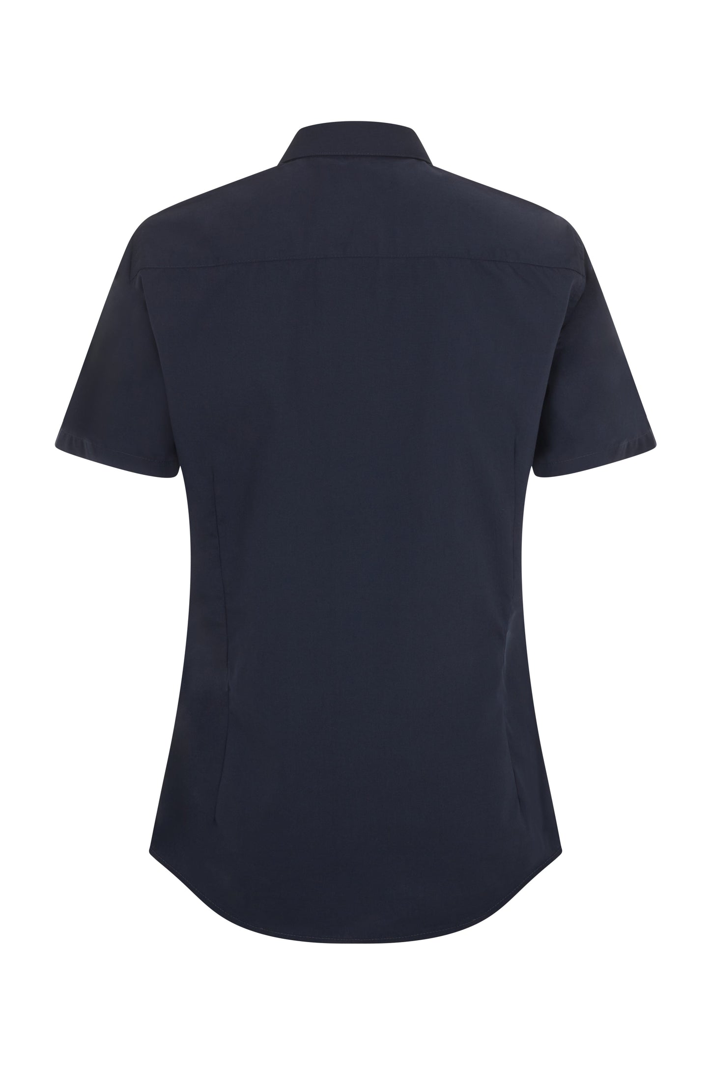 Camasa dama maneca scurta poplin albastru marin V405010