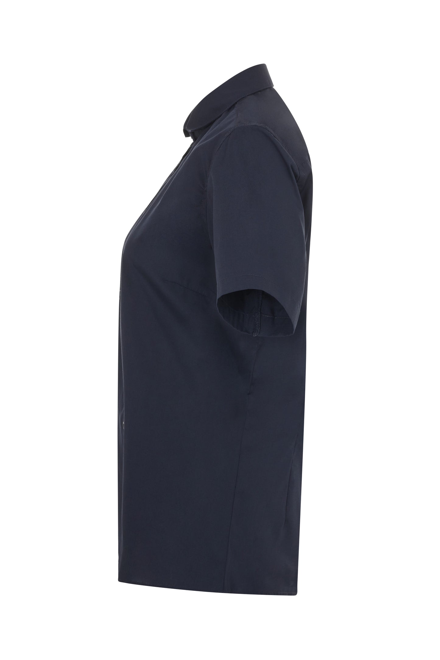 Camasa dama maneca scurta poplin albastru marin V405010