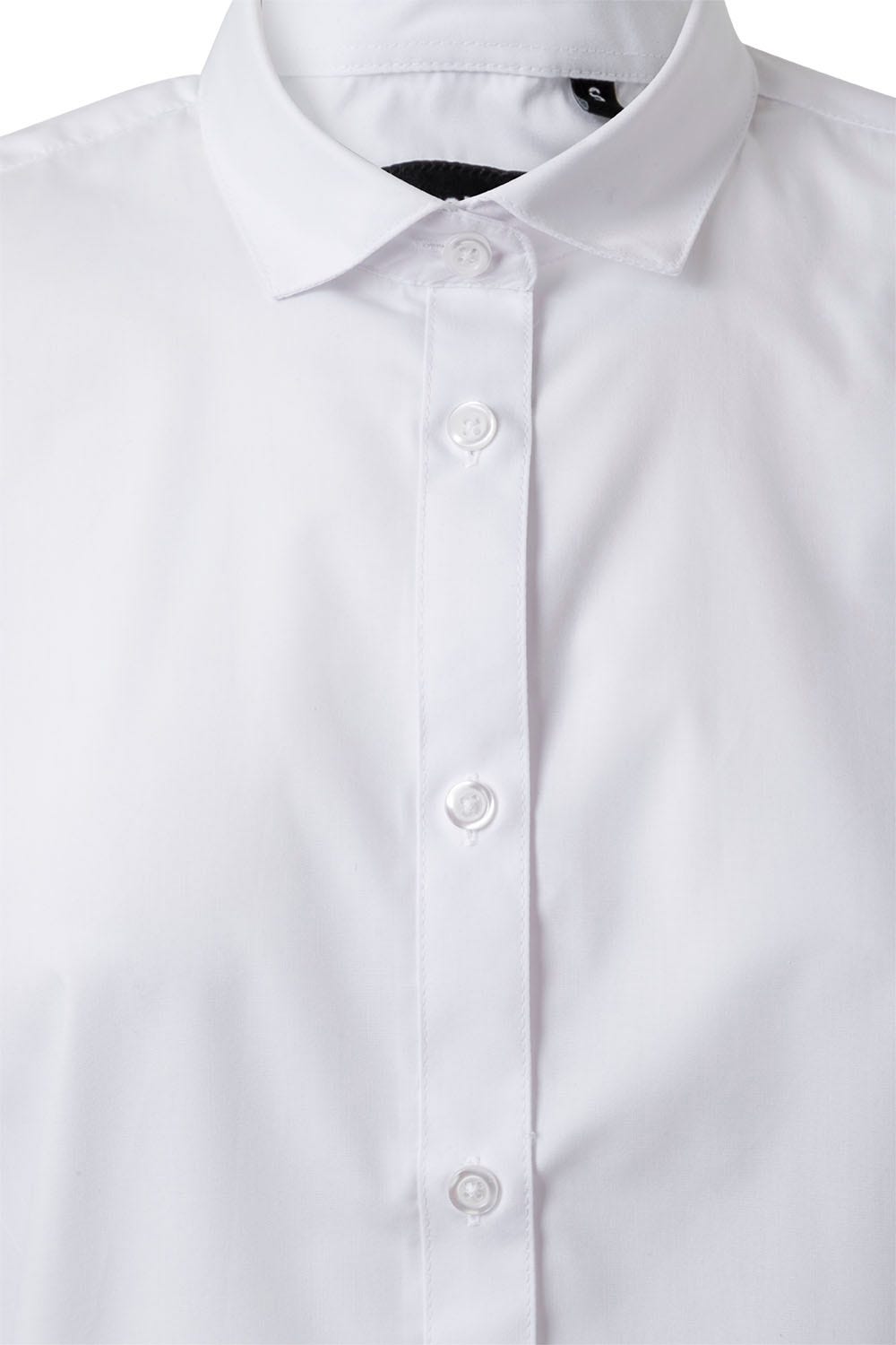 Camasa poplin 115g maneca lunga dama alb V405011