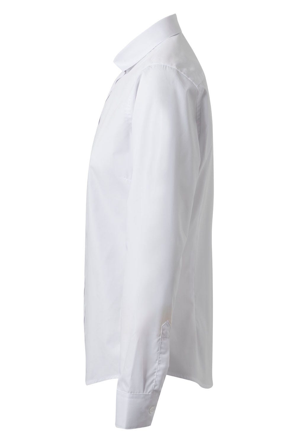 Camasa poplin 115g maneca lunga dama alb V405011
