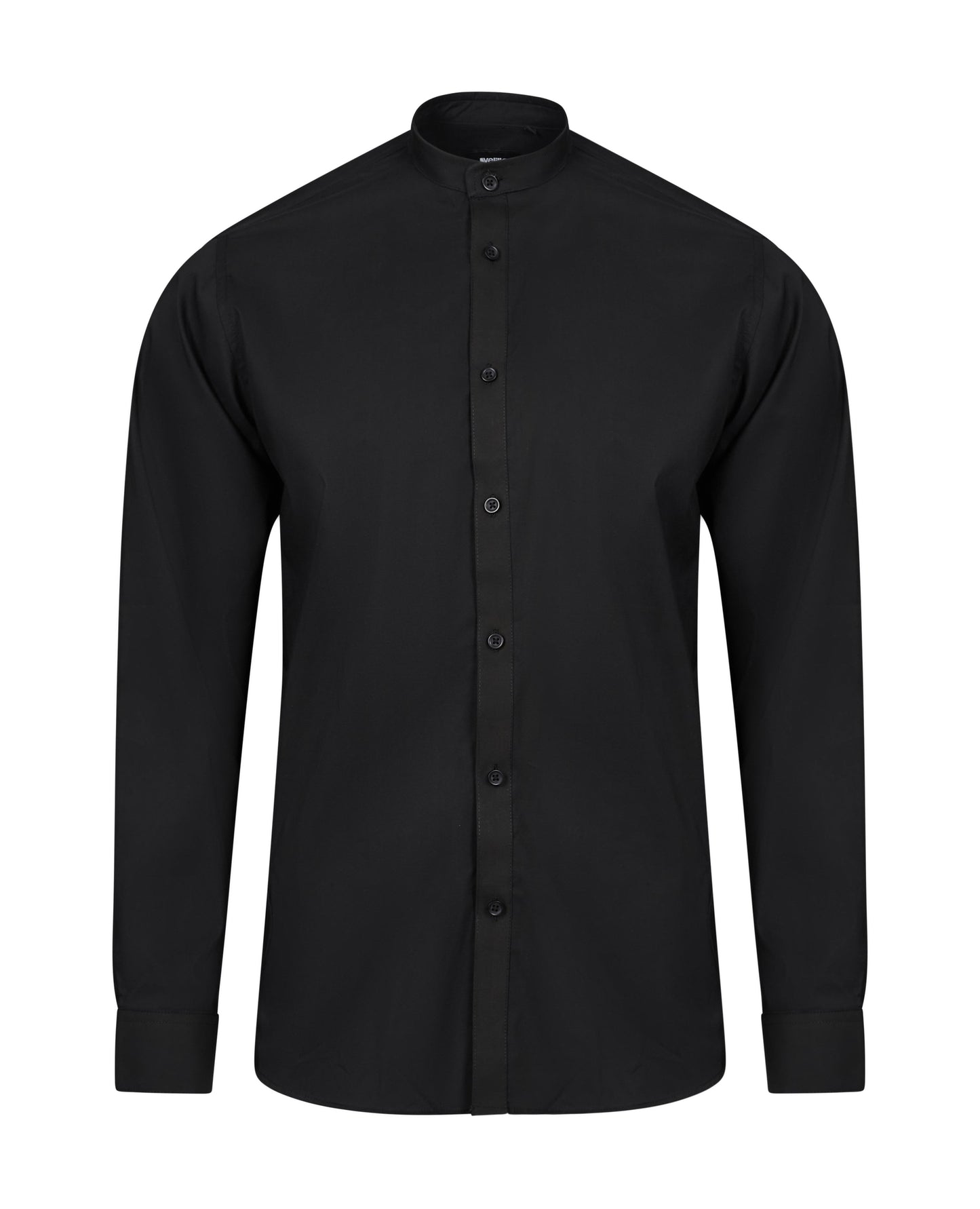Camasa poplin stretch 115g maneca lunga barbat negru V405013S