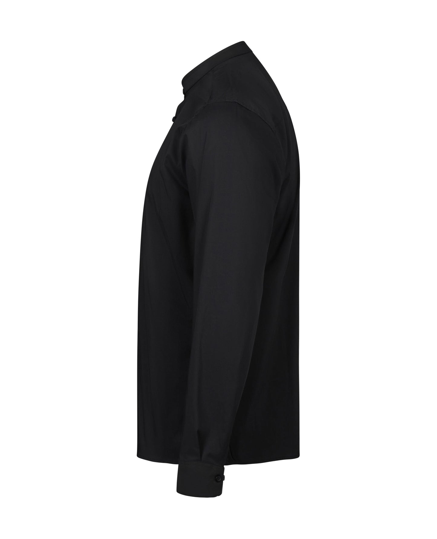 Camasa poplin stretch 115g maneca lunga barbat negru V405013S