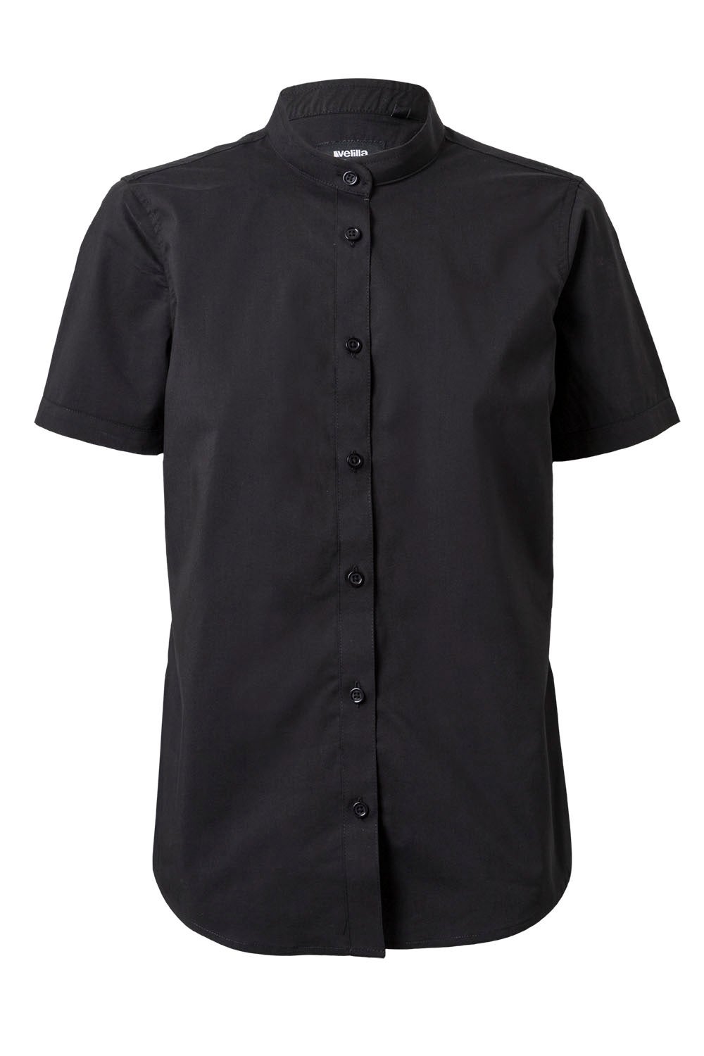 Camasa poplin stretch 115g maneca scurta dama negru V405014S