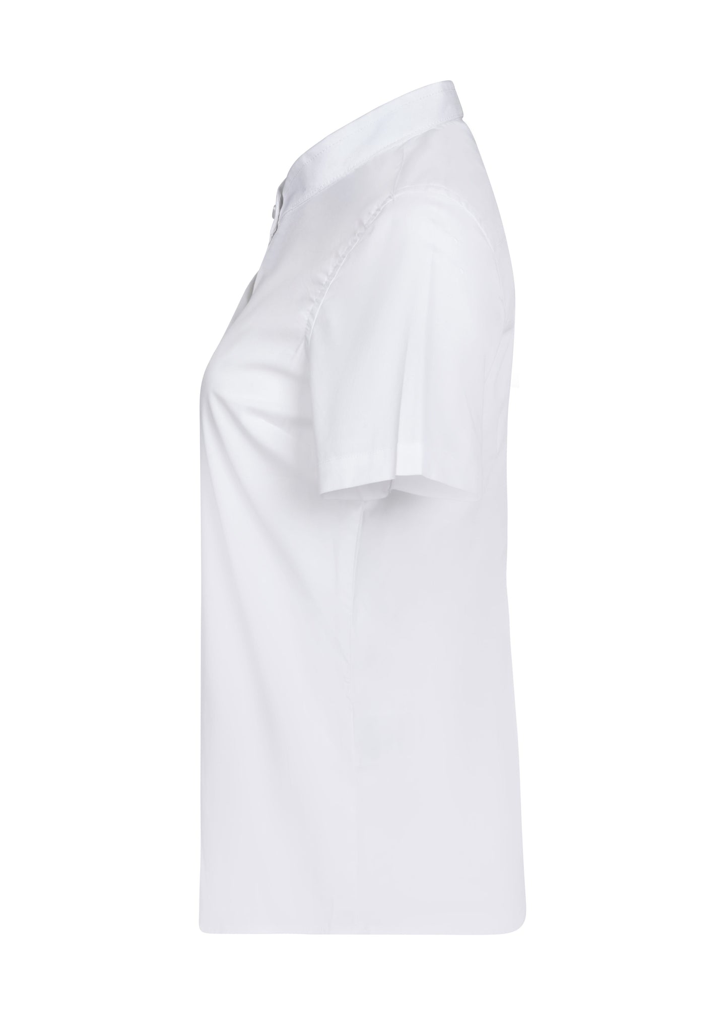 Camasa poplin stretch 115g maneca scurta dama alb V405014S