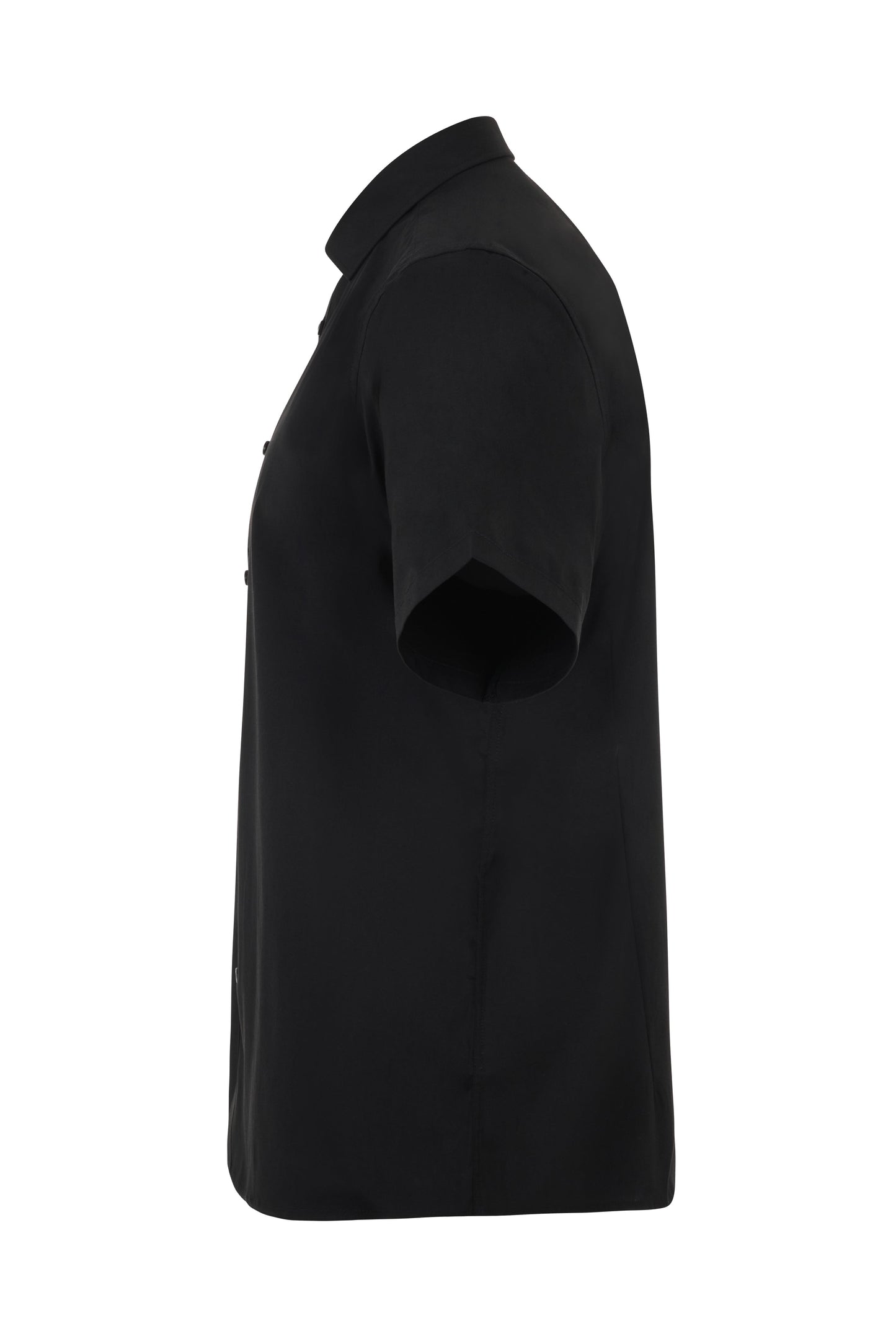 Camasa stretch de barbat cu maneca scurta negru V405016S