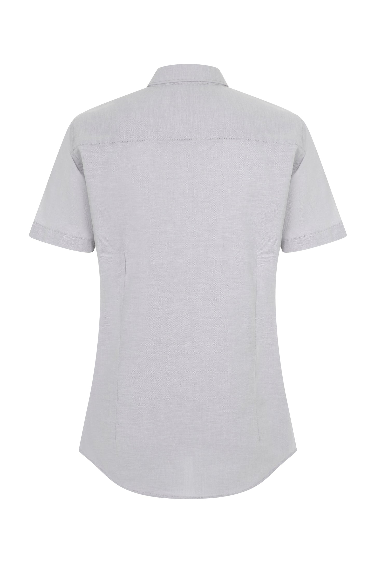 Camasa oxford de dama cu maneca scurta gri gheata V405025S