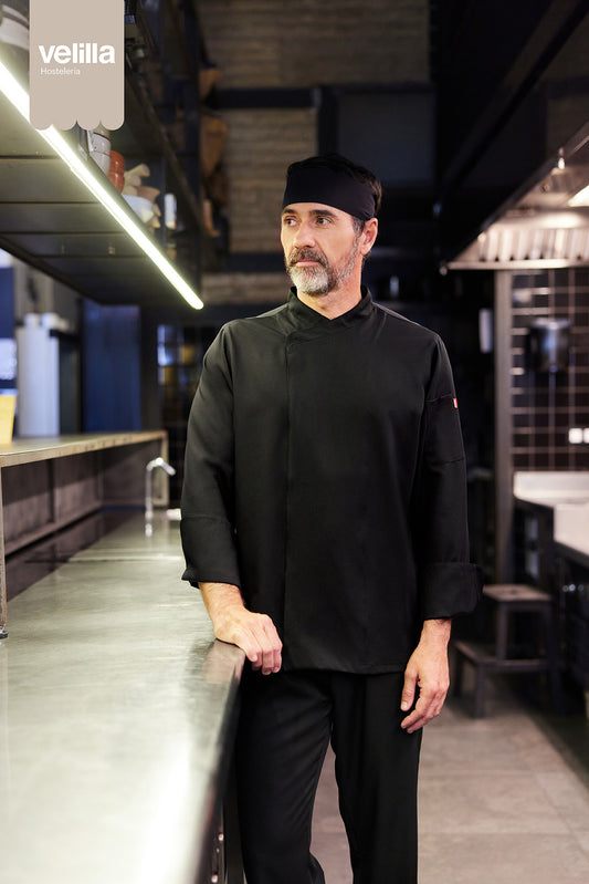 Bandana bumbac organic 120g negru V404005