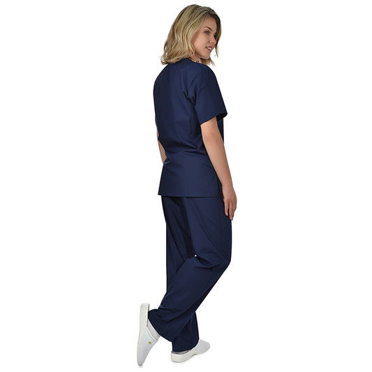 Costum medical tercot 110g bleumarin unisex Cesare