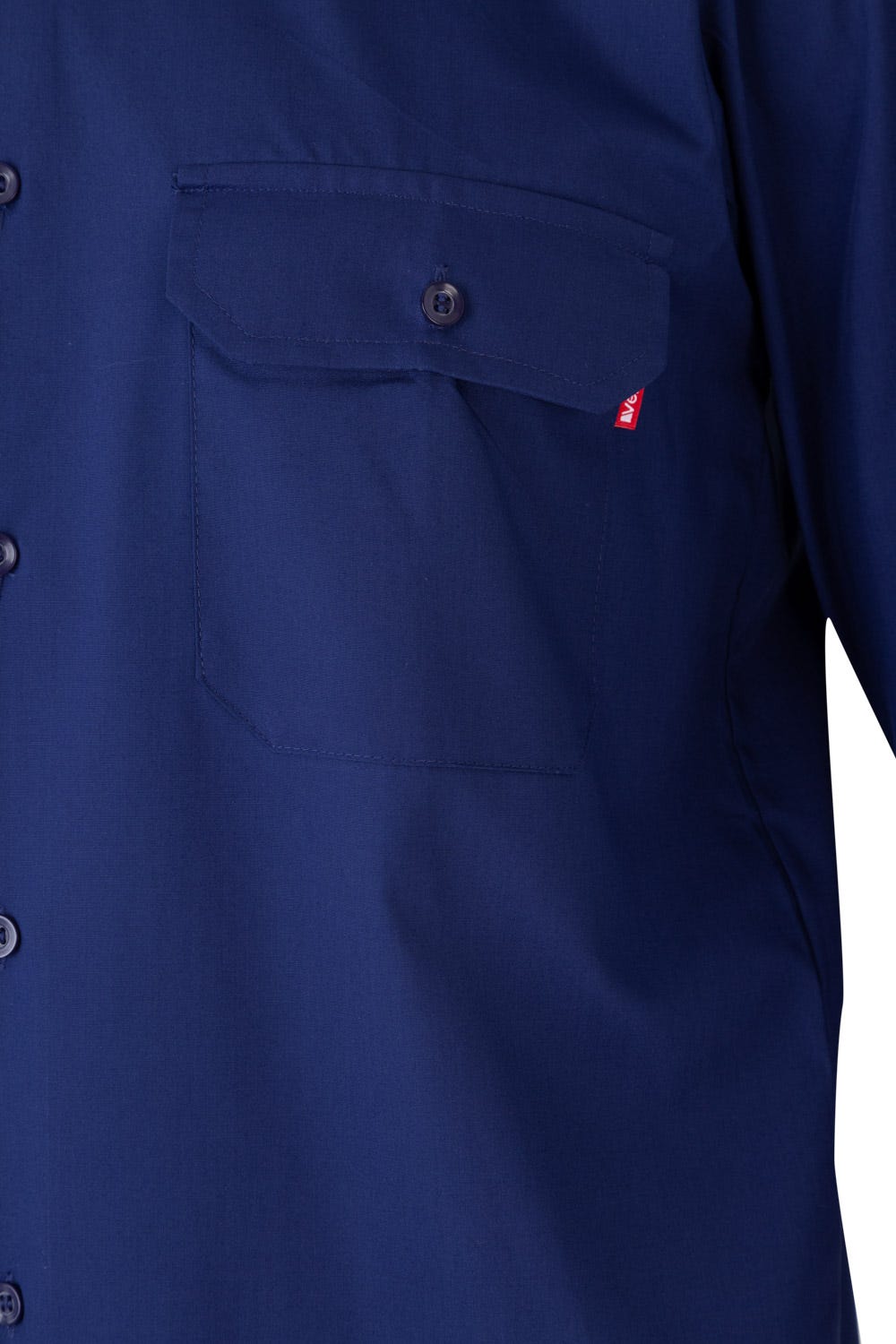 Camasa poplin 105g maneca lunga albastru royal V520