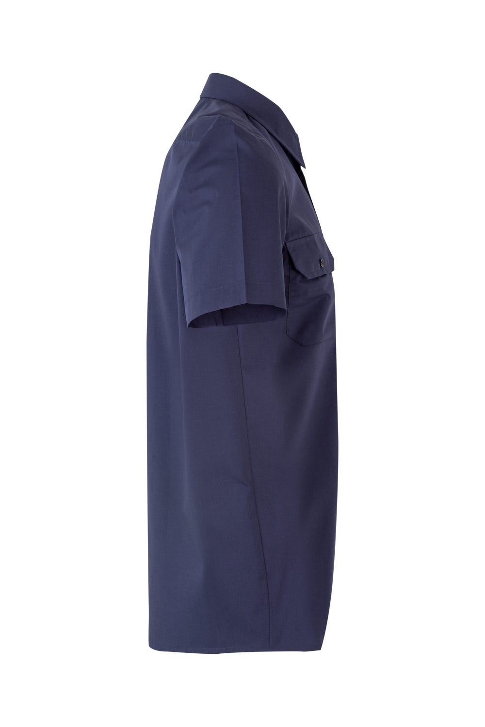Camasa poplin 105g maneca scurta albastru marin V522