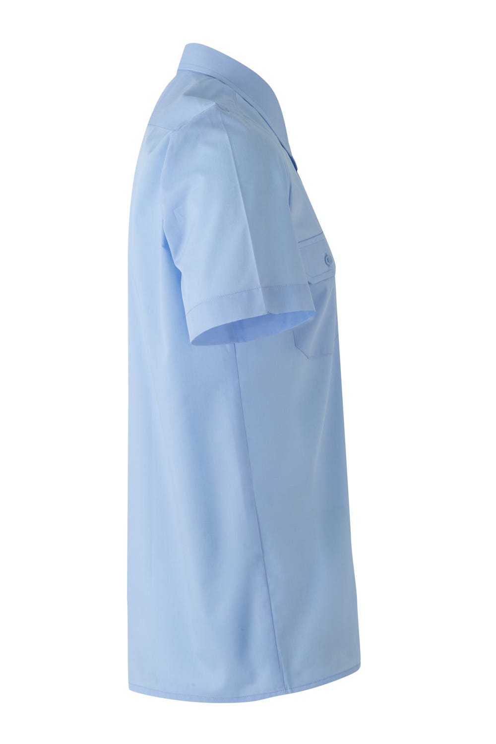 Camasa poplin 105g maneca scurta albastru celest V522