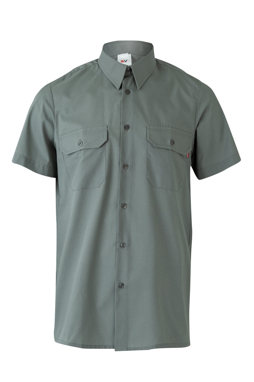 Camasa poplin 105g maneca scurta gri V522