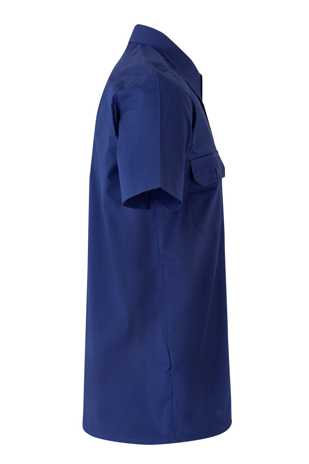 Camasa poplin 105g maneca scurta albastru royal V522