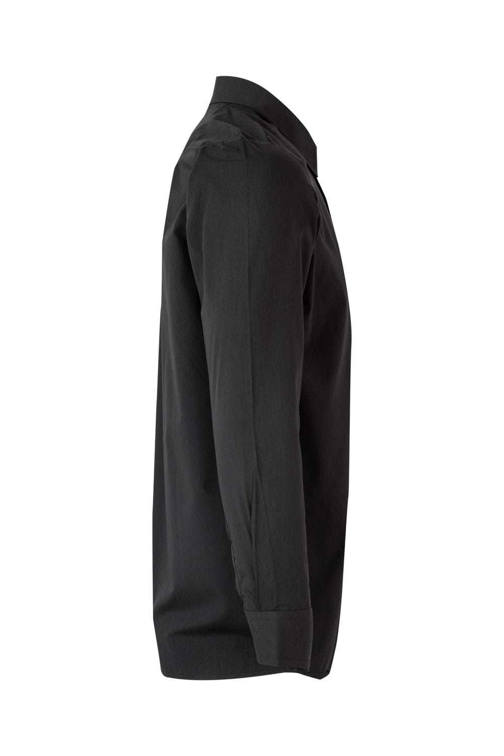 Camasa poplin 105g maneca lunga negru V529