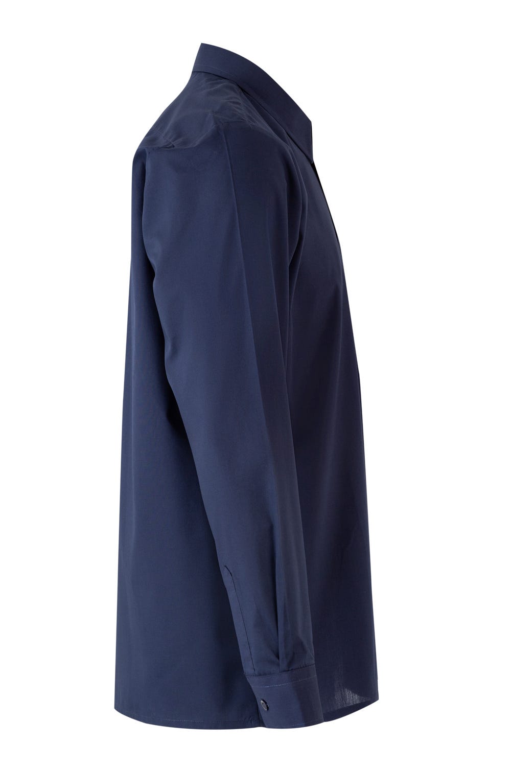 Camasa poplin 105g maneca lunga albastru marin V529