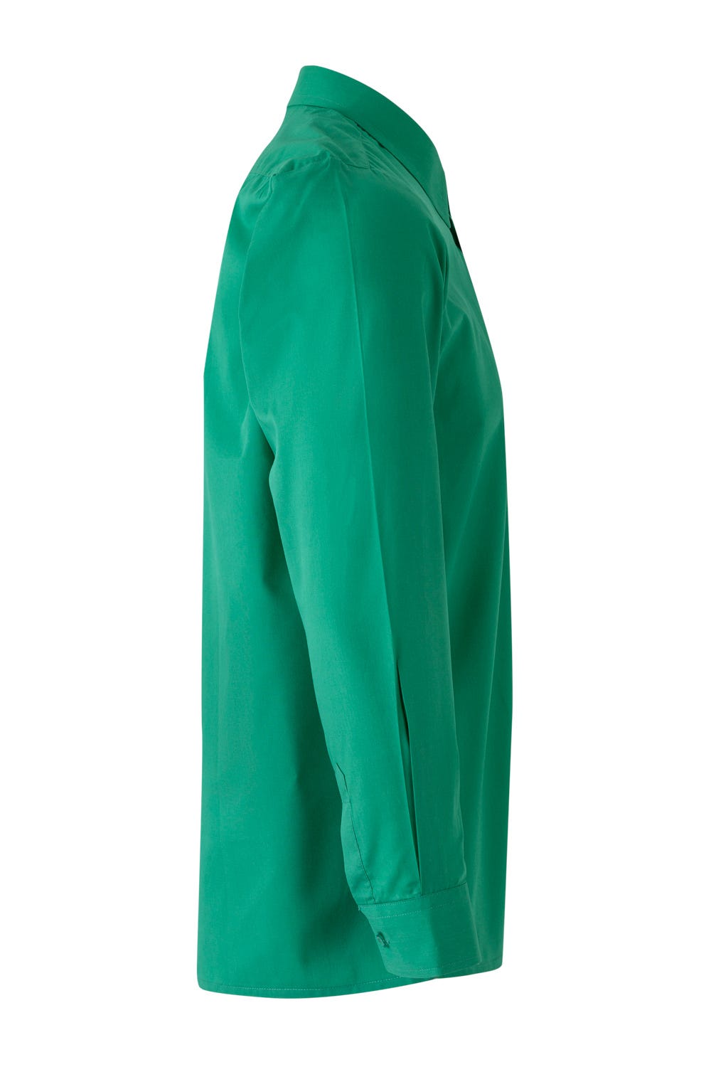 Camasa poplin 105g maneca lunga verde V529