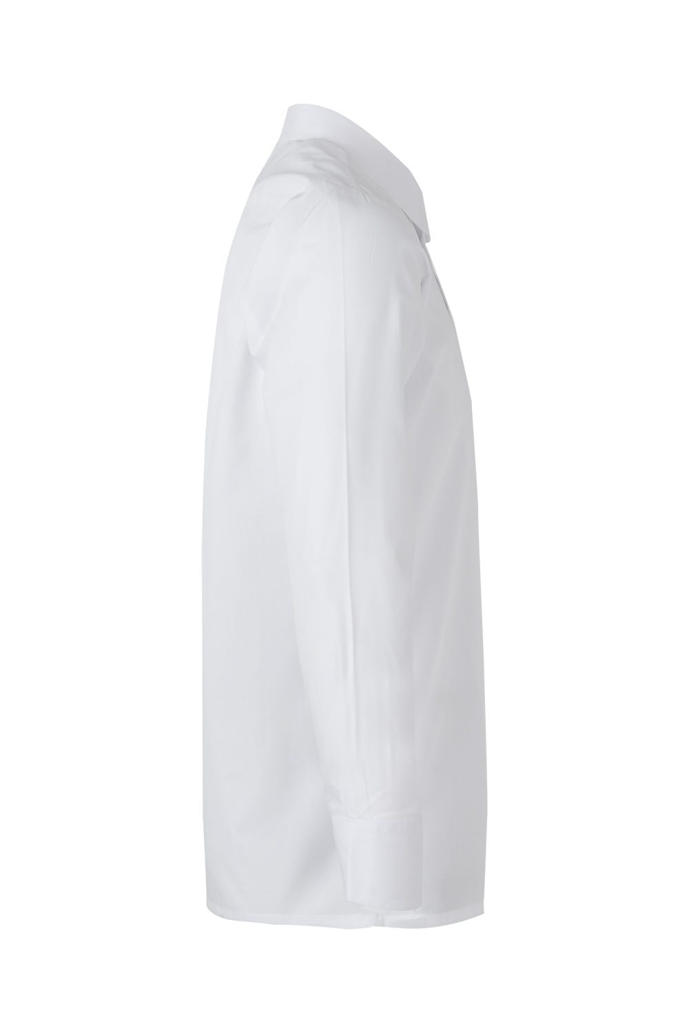 Camasa poplin 105g maneca lunga alb V529