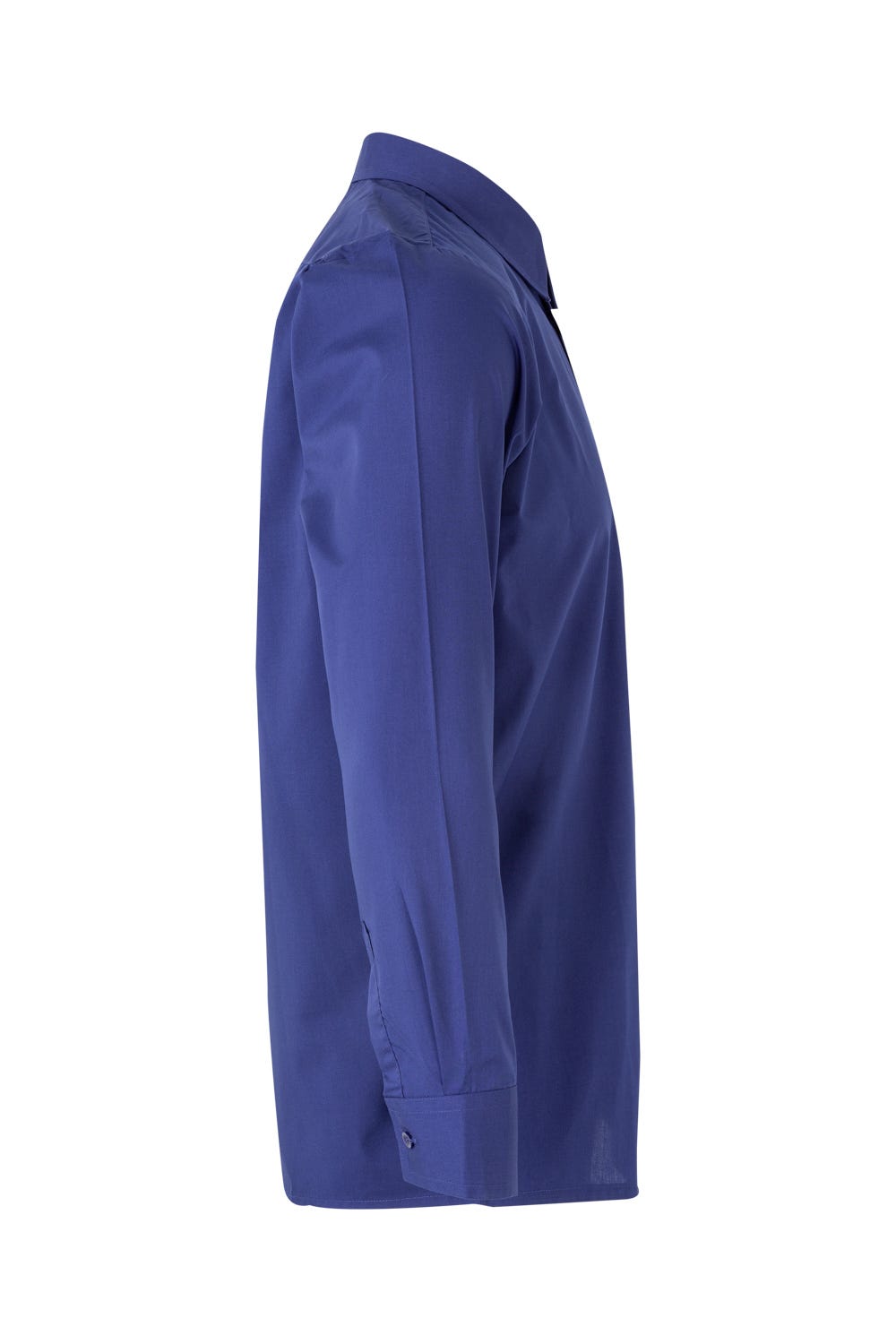 Camasa poplin 105g maneca lunga albastru royal V529