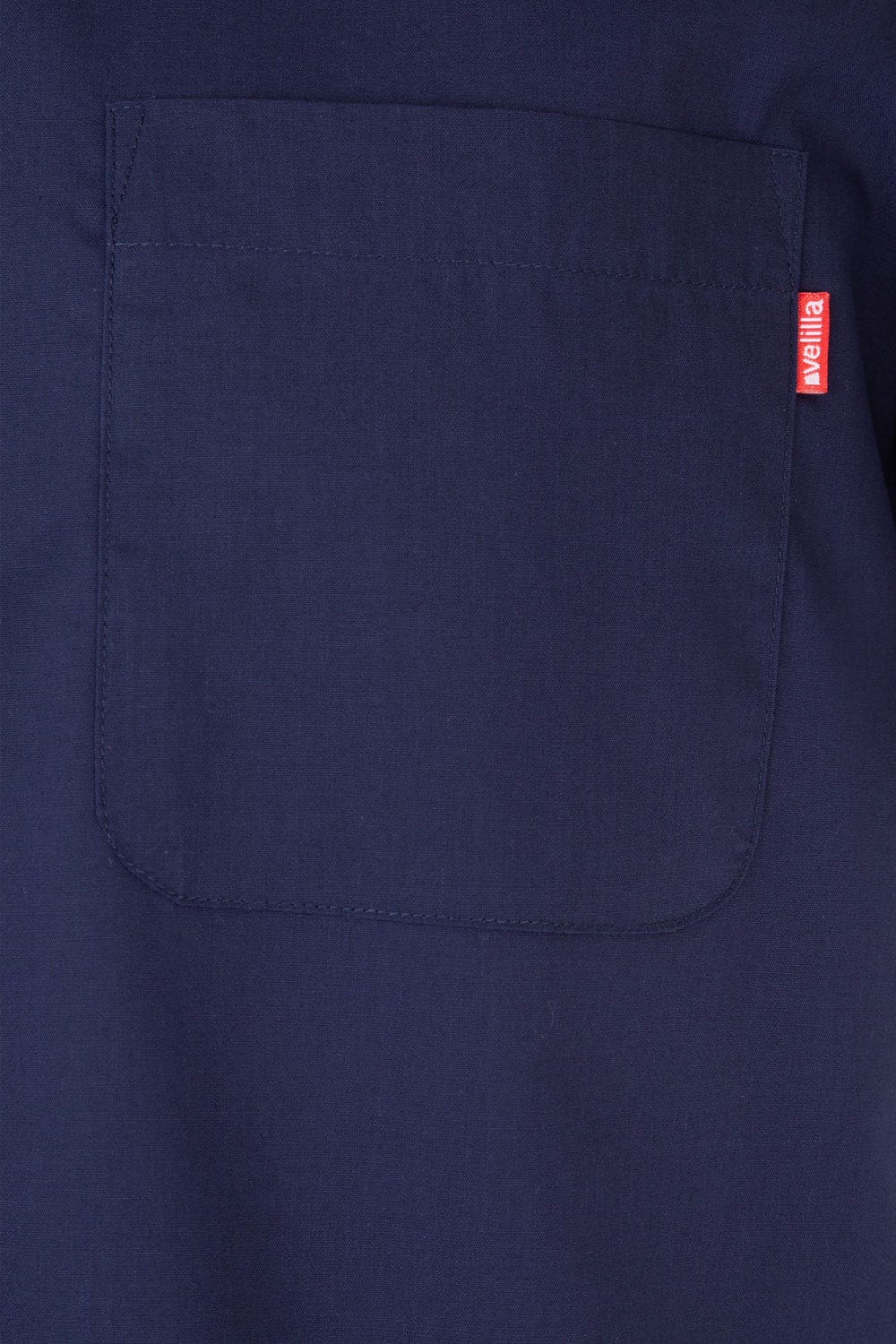 Camasa poplin 105g maneca scurta albastru marin V531