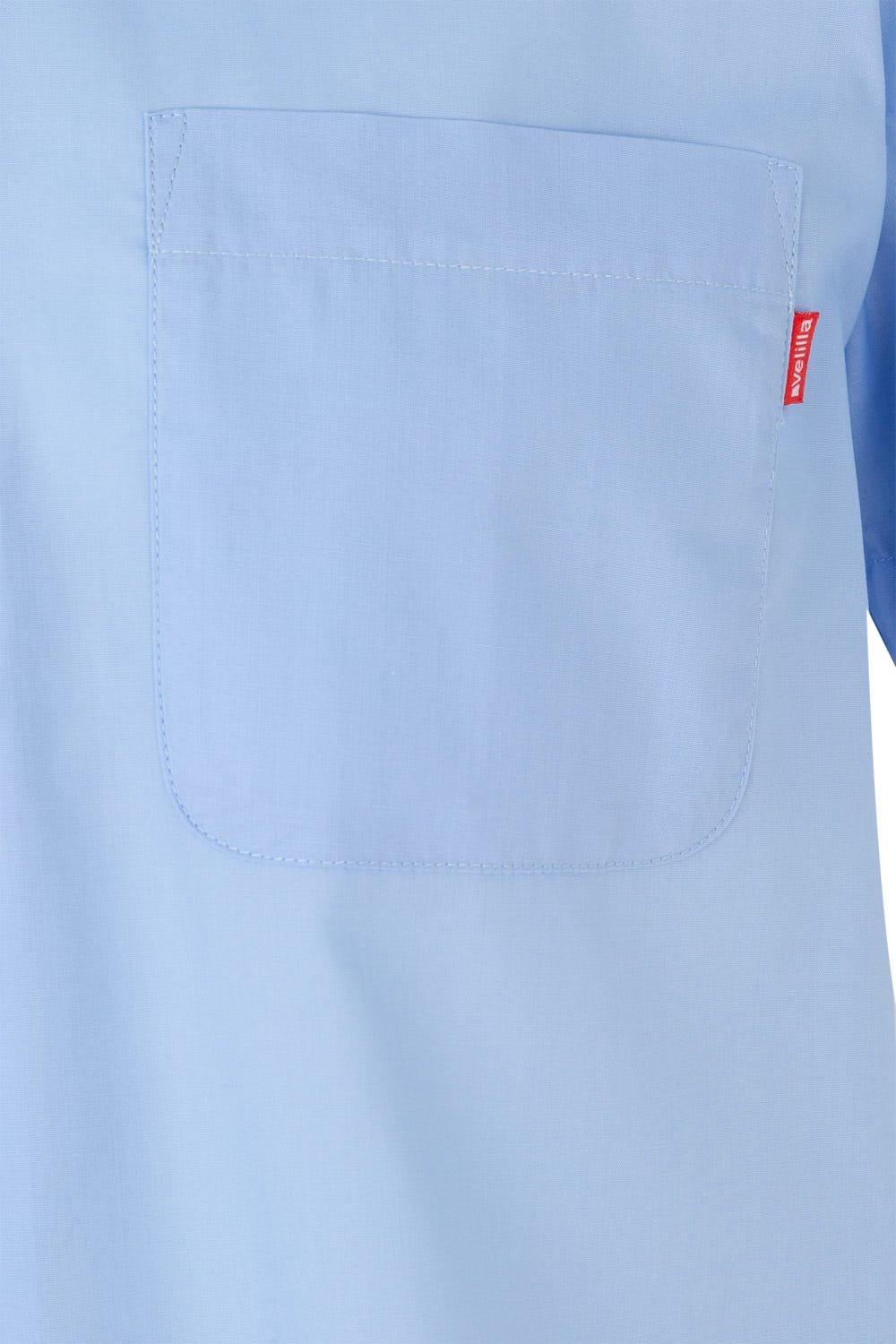 Camasa poplin 105g maneca scurta albastru celest V531