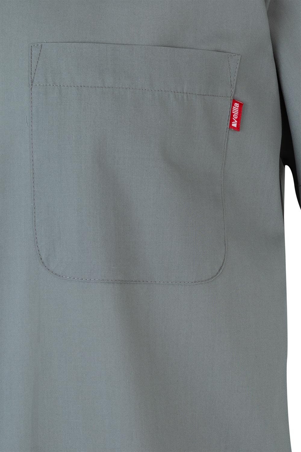 Camasa poplin 105g maneca scurta gri V531