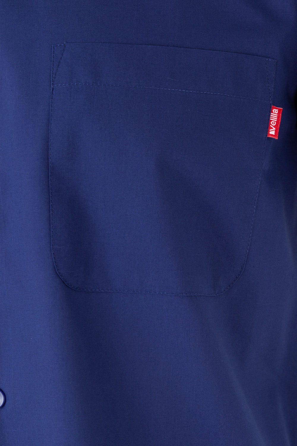 Camasa poplin 105g maneca scurta albastru royal V531