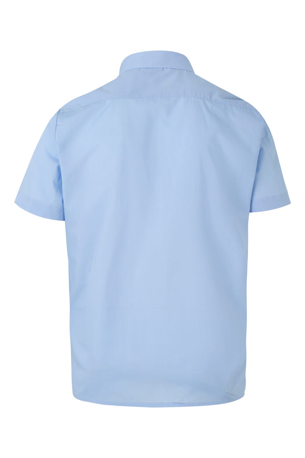 Camasa cu epoleti poplin 105g maneca scurta albastru celest V532