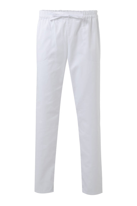 Pantaloni medicali tercot 190g alb V533001