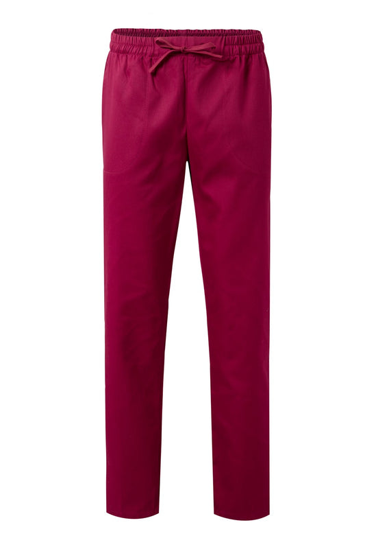 Pantaloni medicali tercot 190g grena V533001