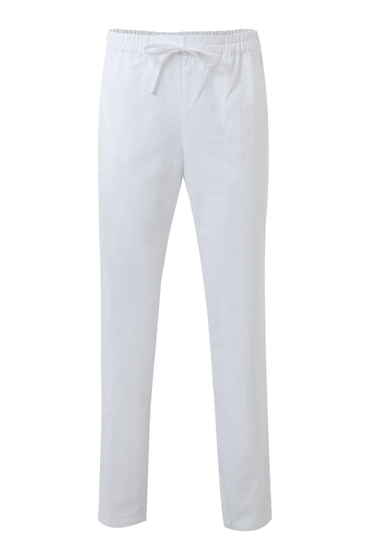 Pantaloni 100% bumbac 190g alb V533005