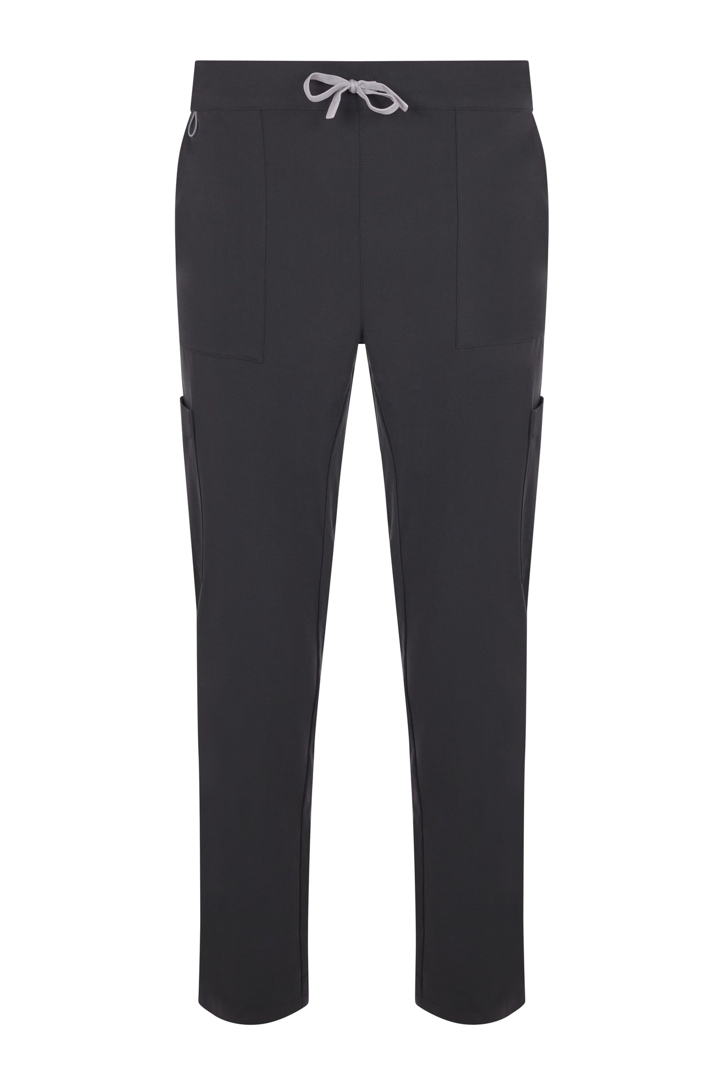 Pantaloni purestretch cu material antibacterian si hidrofob gri inchis V533020S