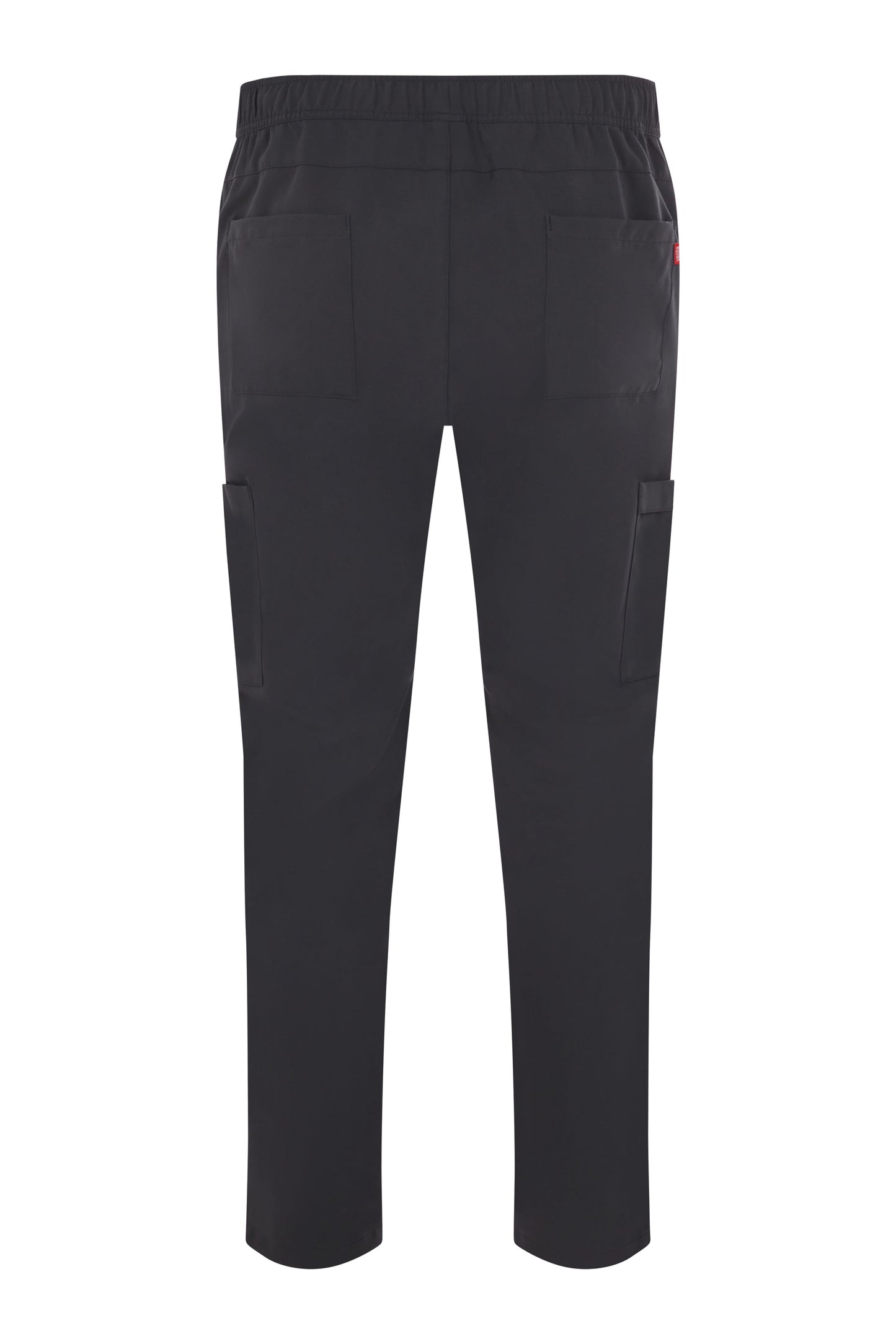 Pantaloni purestretch cu material antibacterian si hidrofob gri inchis V533020S