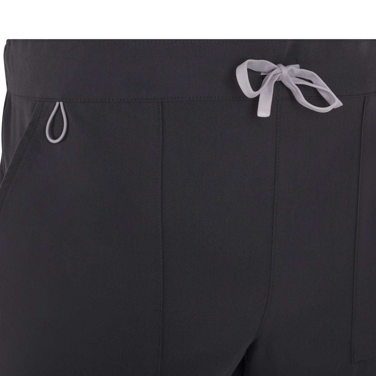 Pantaloni purestretch cu material antibacterian si hidrofob gri inchis V533020S