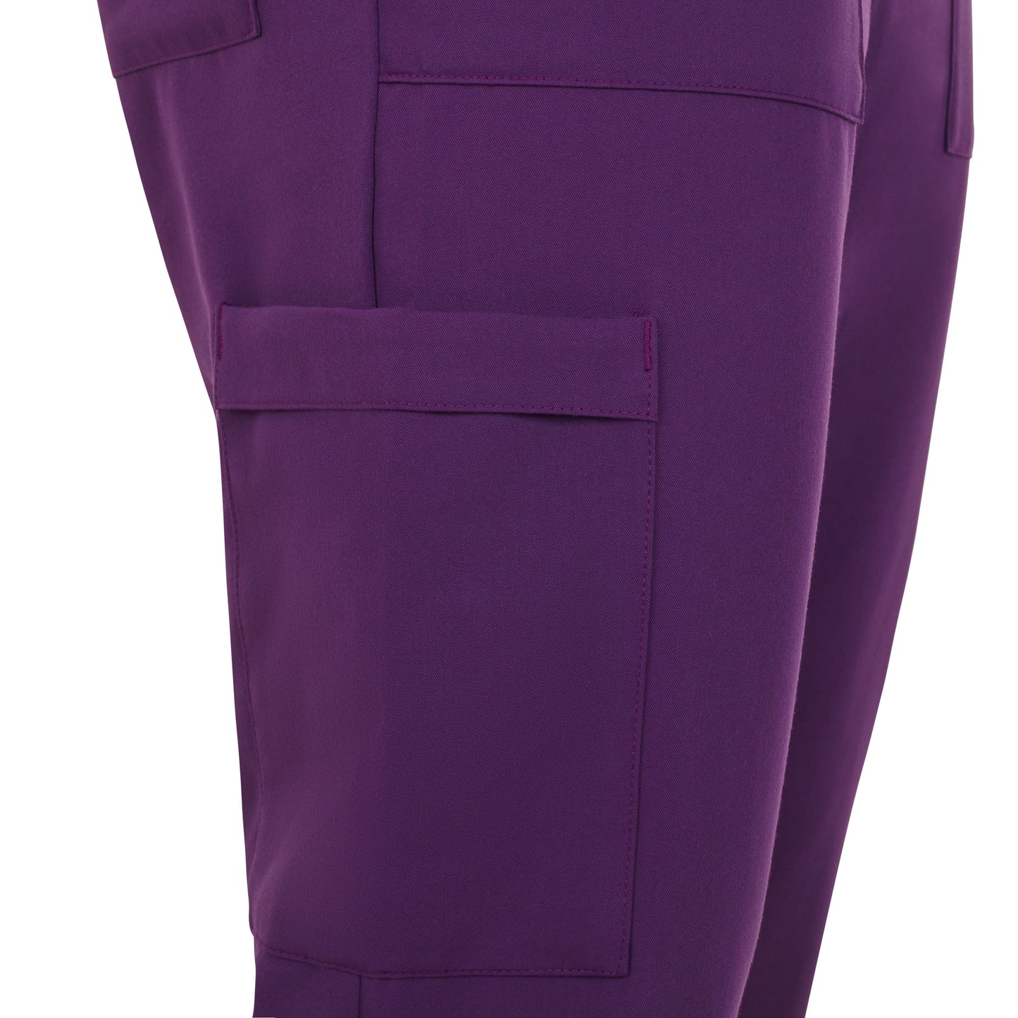 Pantaloni purestretch cu material antibacterian si hidrofob pruna V533020S