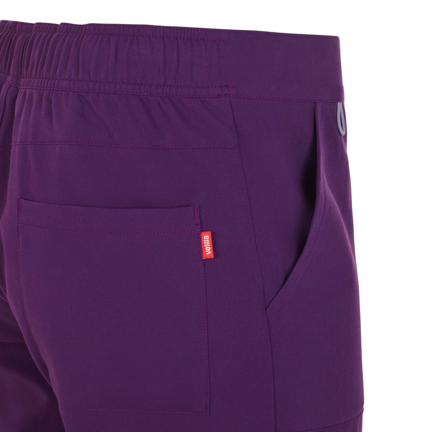 Pantaloni purestretch cu material antibacterian si hidrofob pruna V533020S