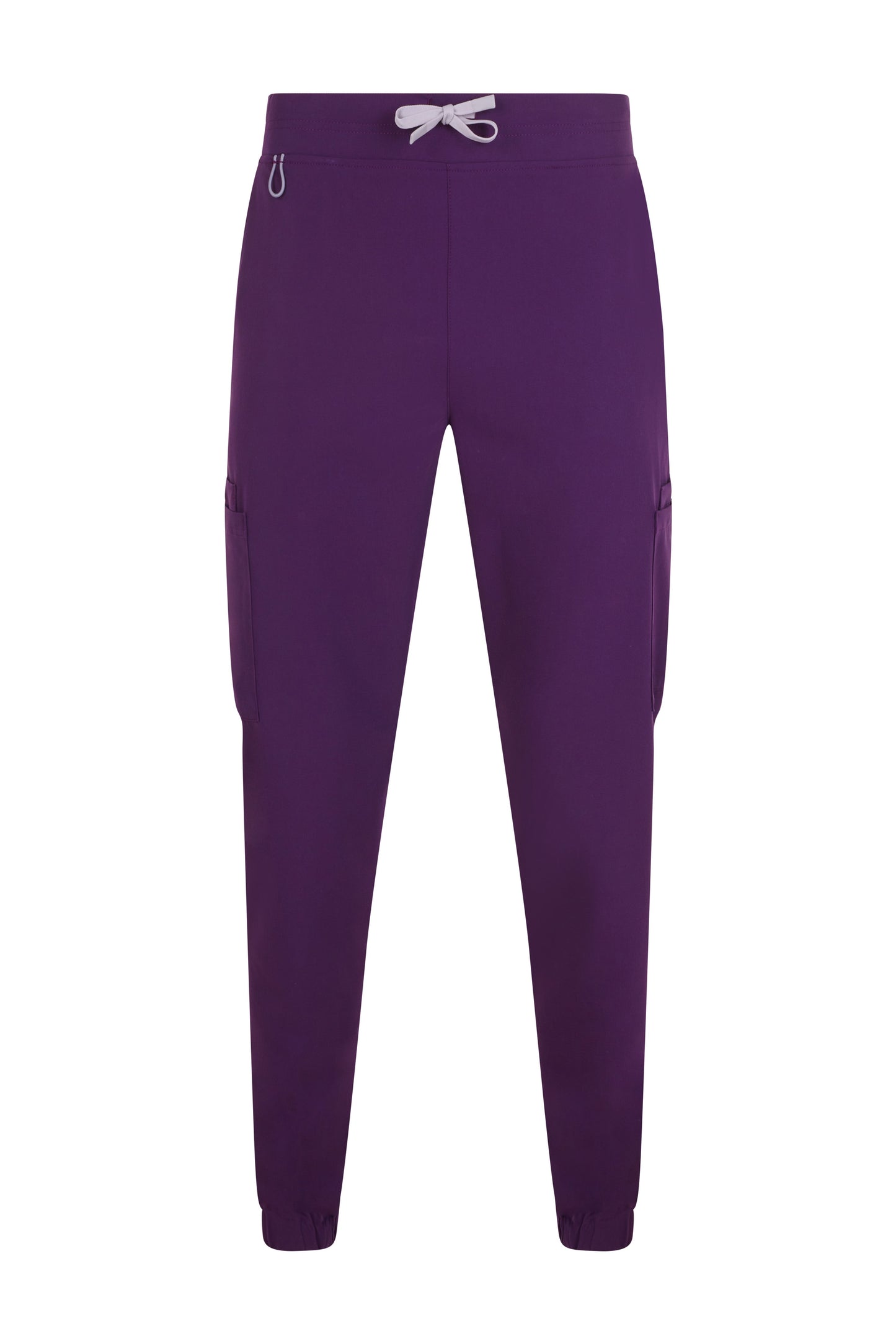 Pantaloni jogger purestretch cu material antibacterian si hidrofob pruna V533021S