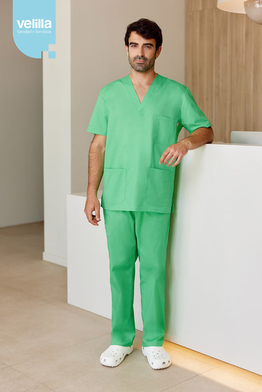 Costum stretch 185g verde mar V535206S/V533006S