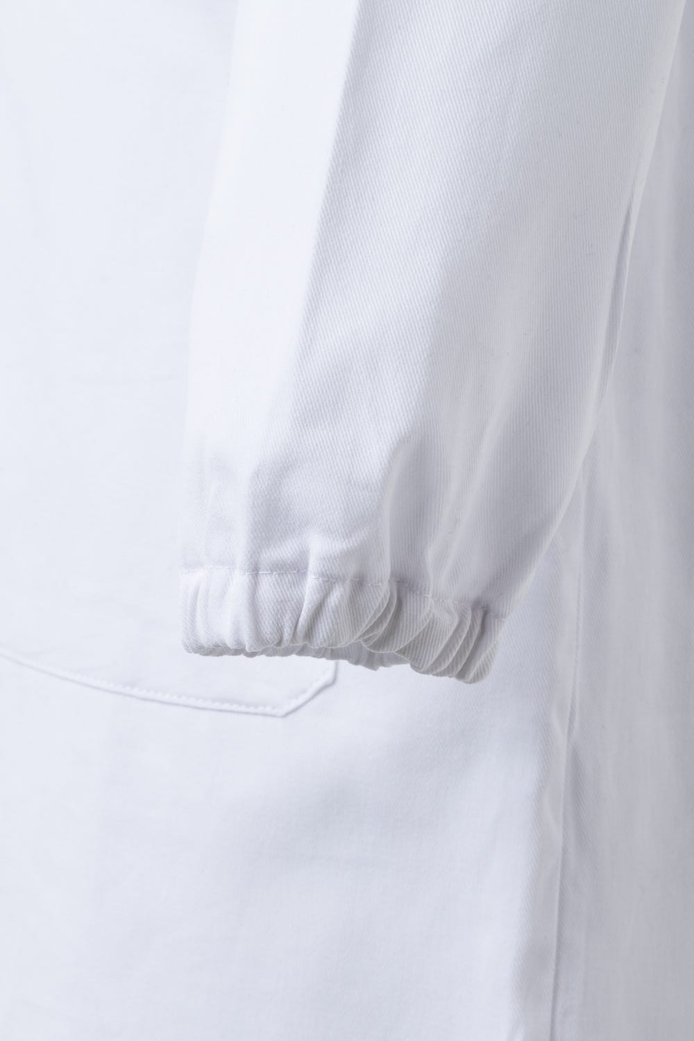 Halat lung 100% bumbac 190g nasturi alb V539005