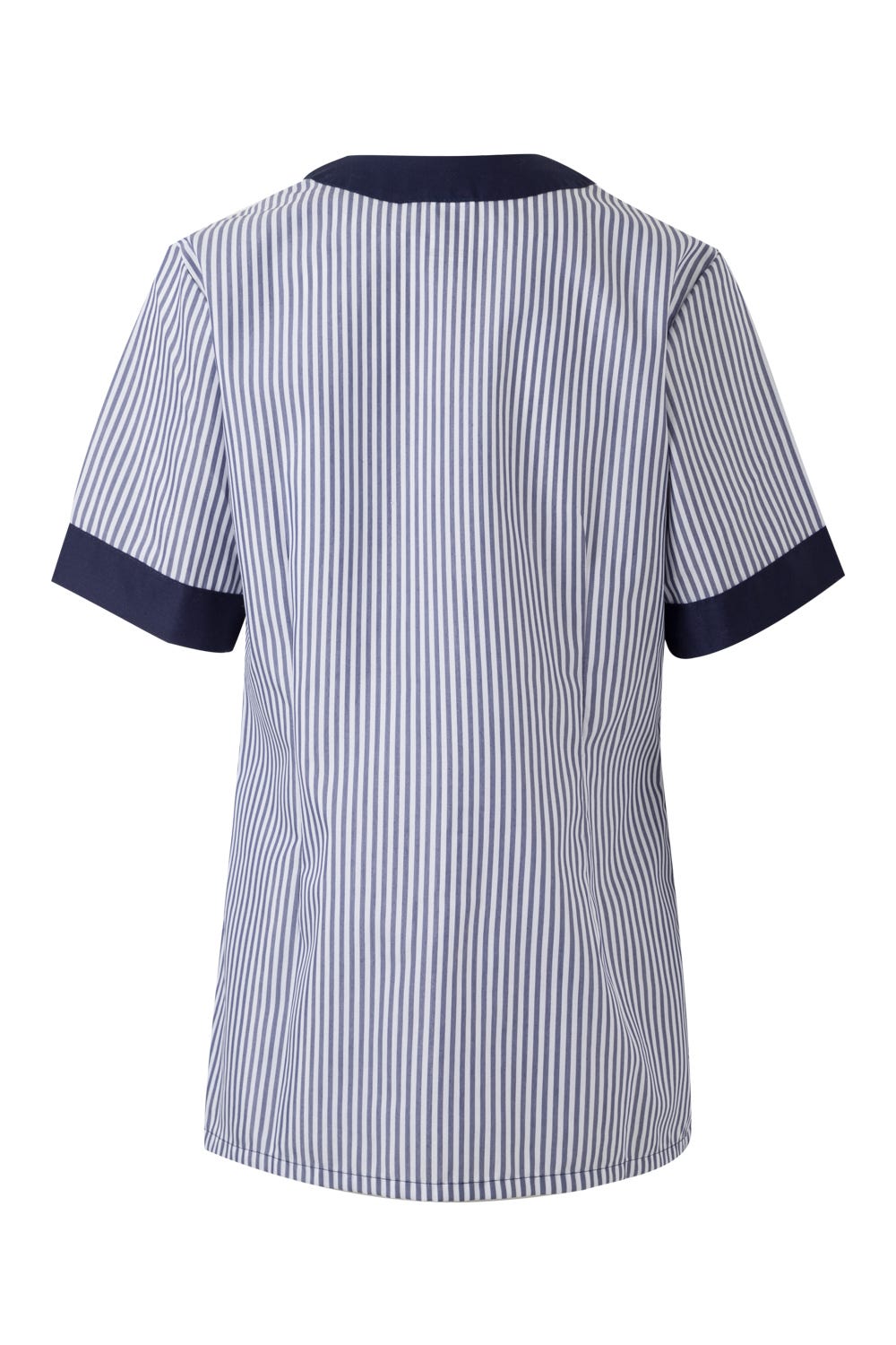 Bluza poplin 105g nasturi albastru marin V579